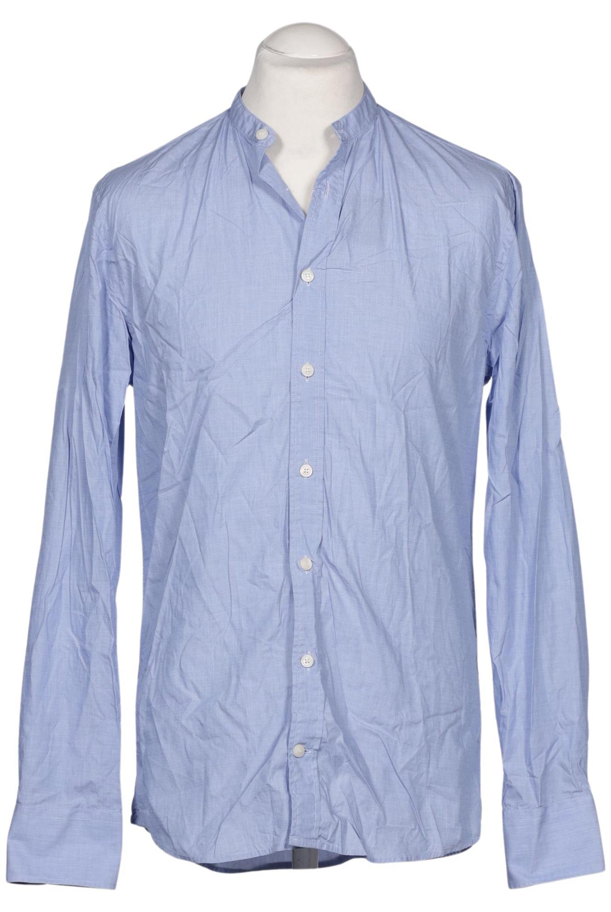 Tiger of Sweden Hemd L in Blau: Vorderseite