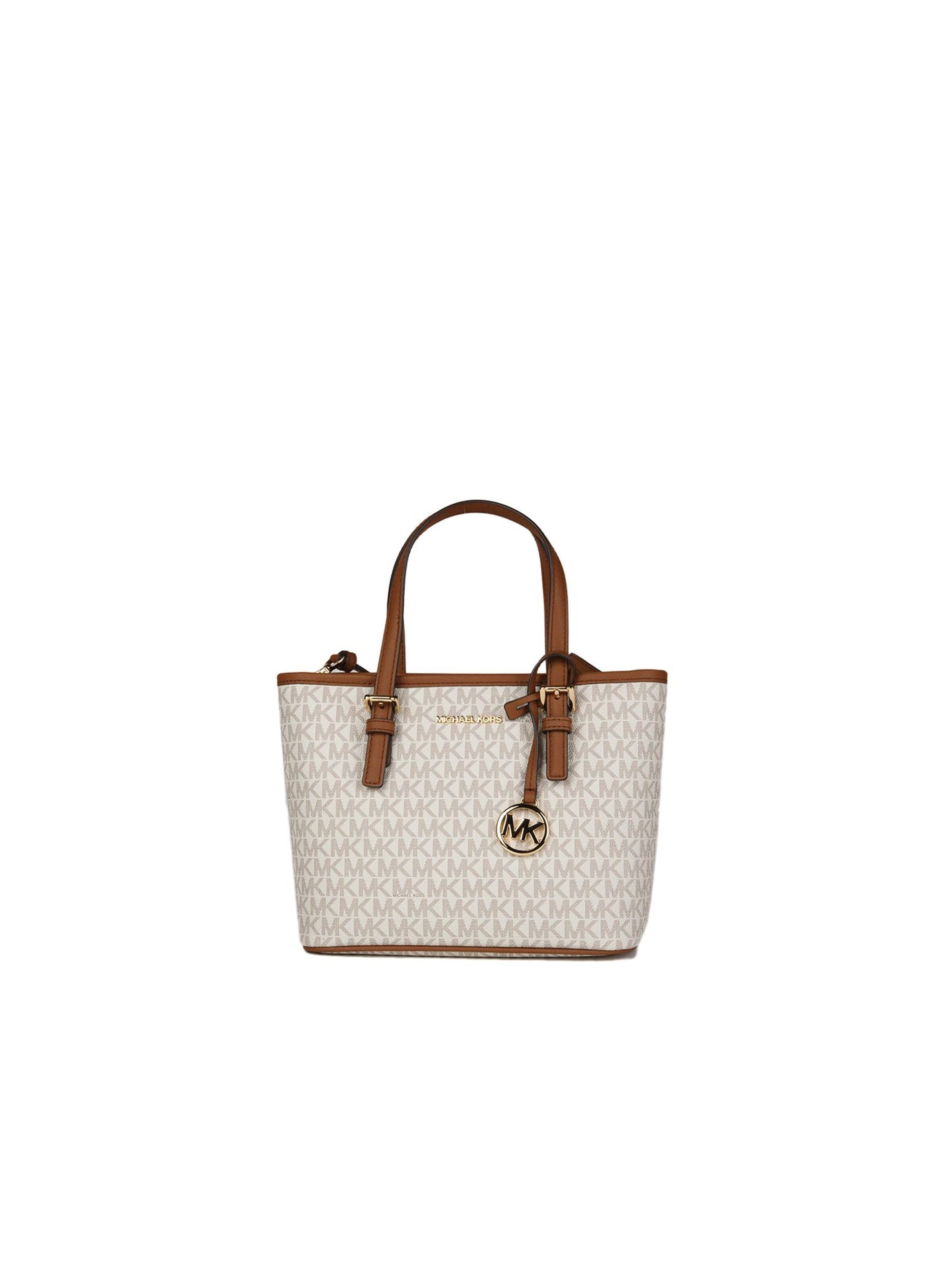 Sacs à main 'Jet' Michael Kors en beige : devant