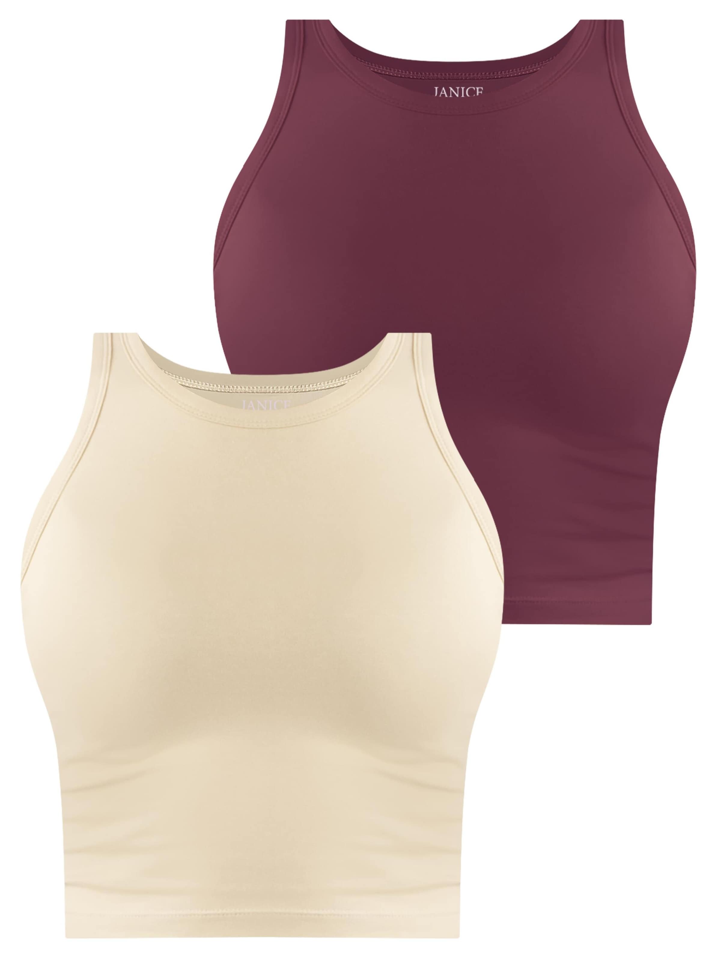 Top ' Niah ' di Janice in beige: frontale