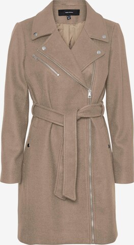 VERO MODA Between-Seasons Coat 'Pop' in Beige: front