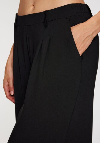 H.I.S Wide leg Pleat-Front Pants in Black