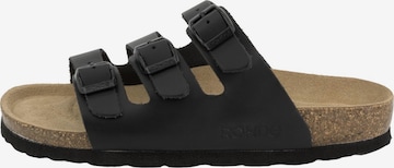 ROHDE Pantolette 'Alba' in Schwarz: Vorderseite