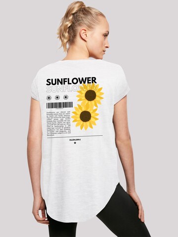 F4NT4STIC Shirt 'Sonnenblume' in Weiß: Vorderseite