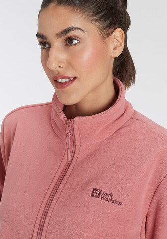 JACK WOLFSKIN Fleecejacke in Orange