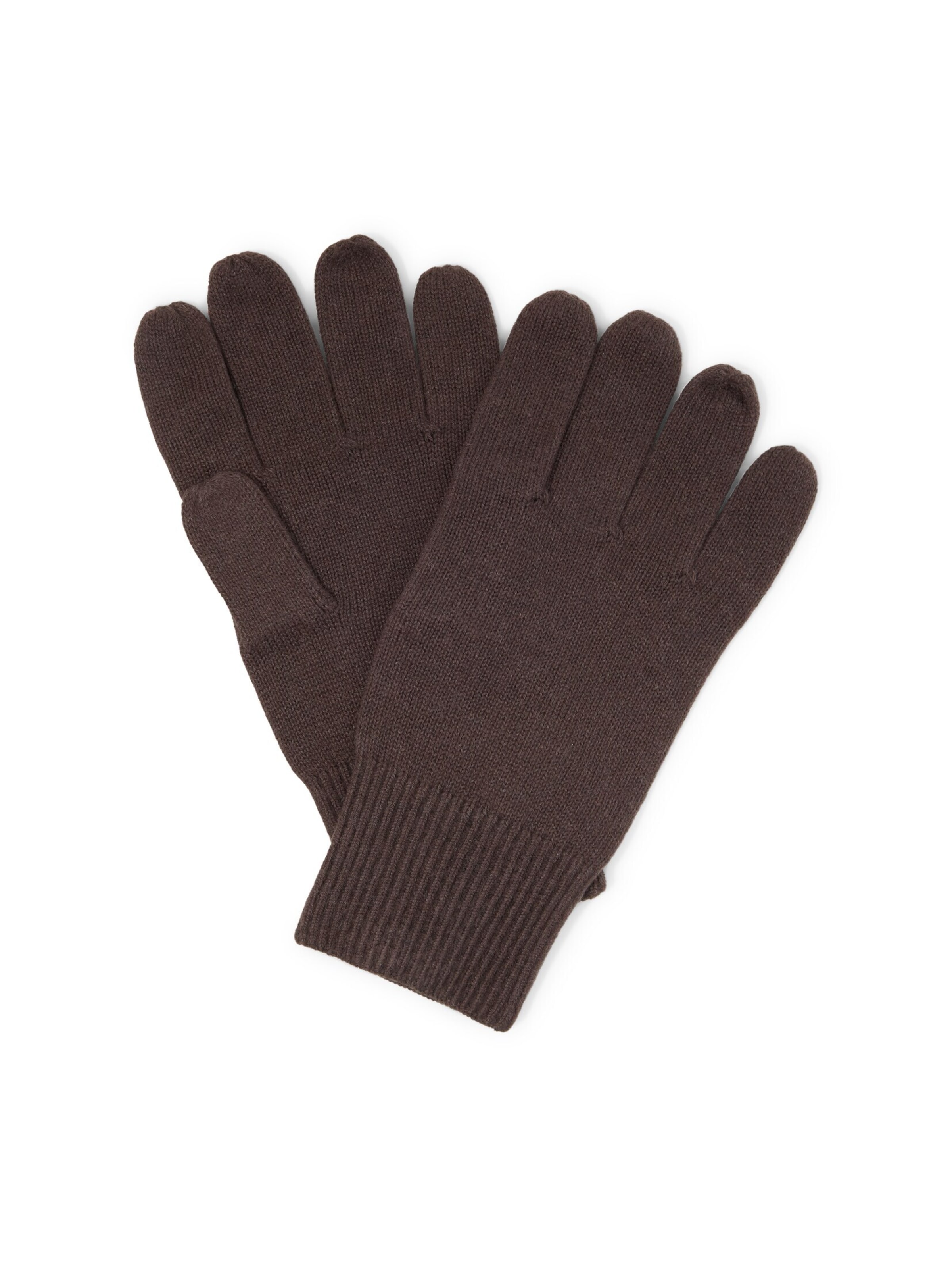 TOM TAILOR Fingerhandschuhe in Braun: Vorderseite