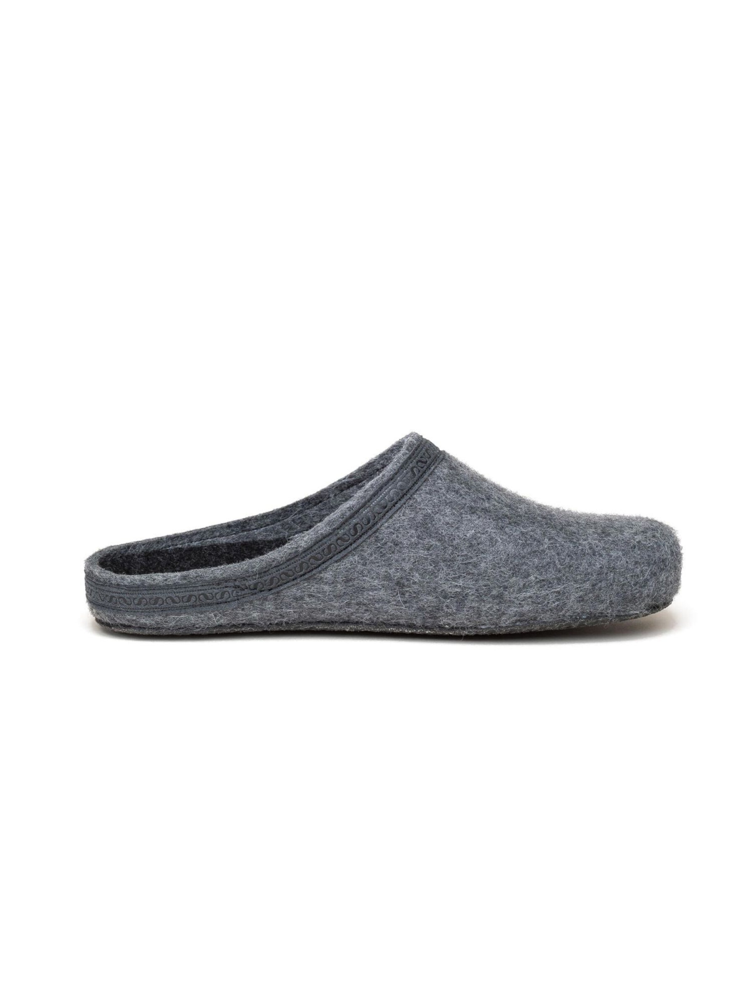 Stegmann Slippers 'Filzclogs Stegmann 127' in Grey
