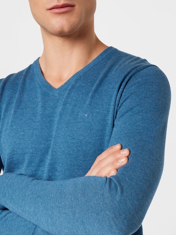 TOM TAILOR Regular Fit Pullover in Blau