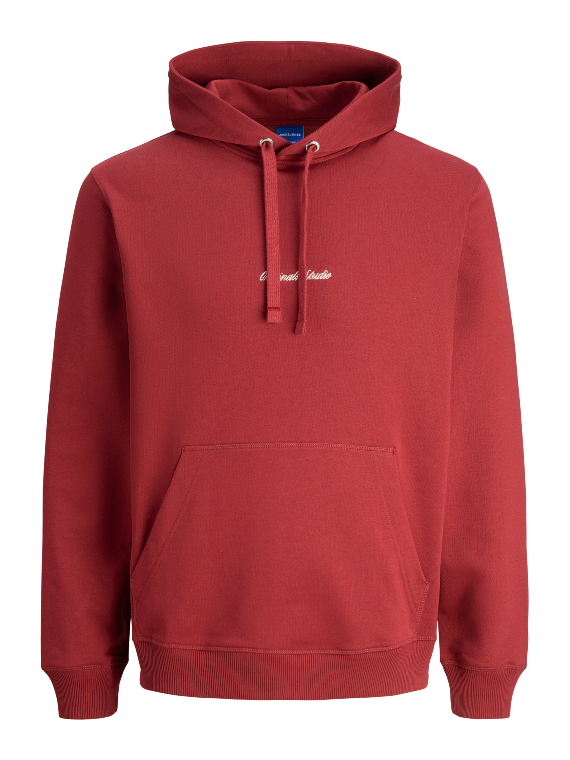 JACK & JONES Sweatshirt 'JORNorrebro' i rød: forside