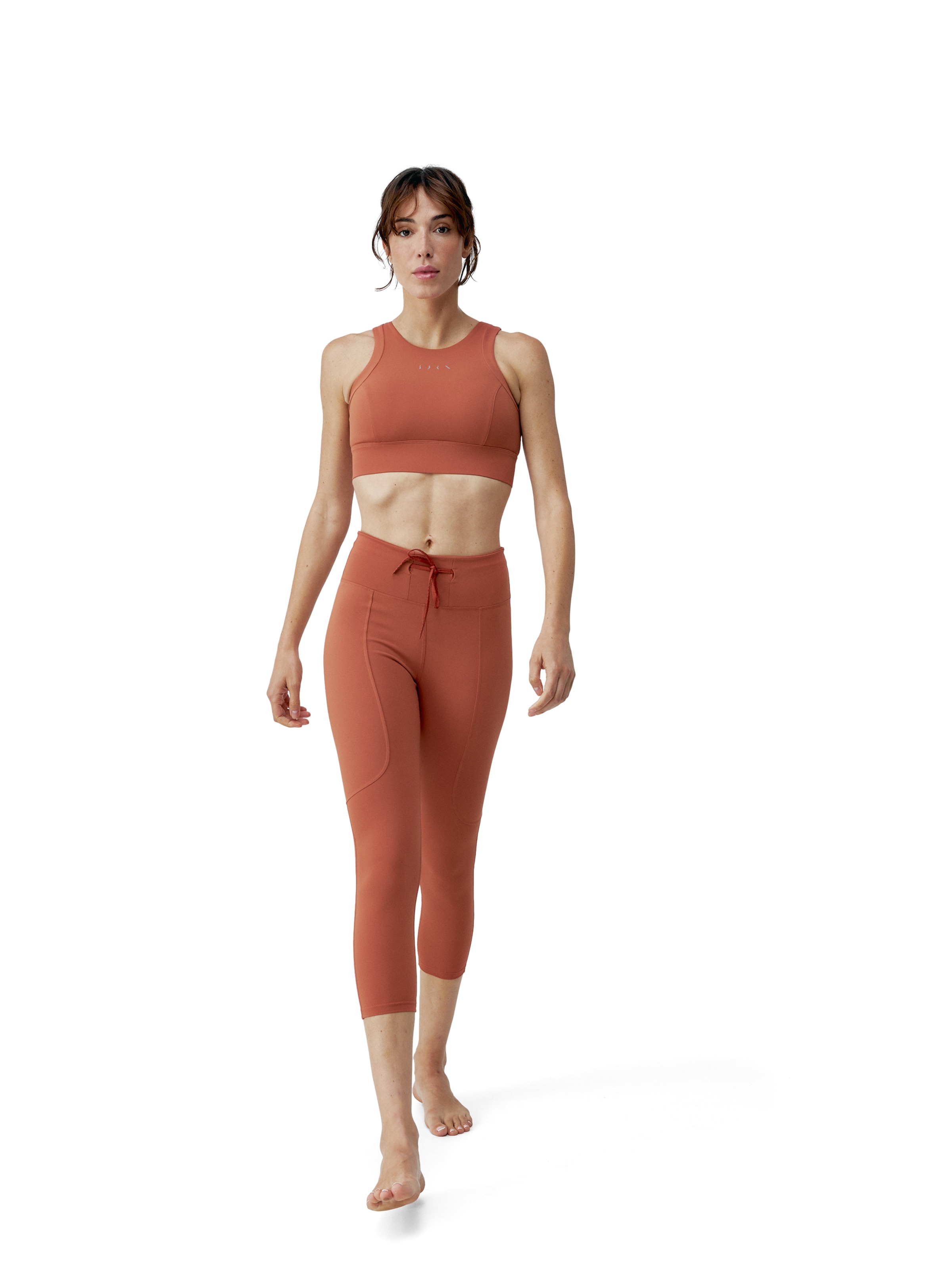Born Living Yoga Skinny Sports trousers 'Esme' in Orange