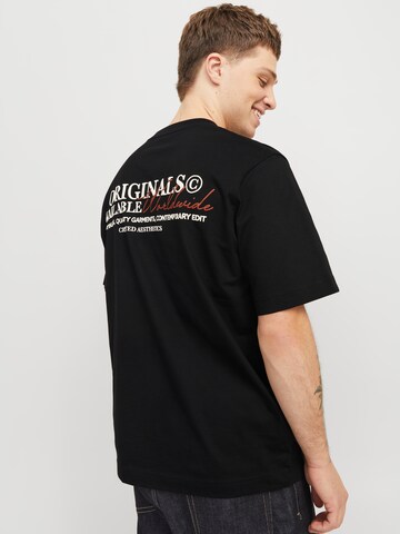 T-Shirt 'JORIslington' JACK & JONES en noir : devant