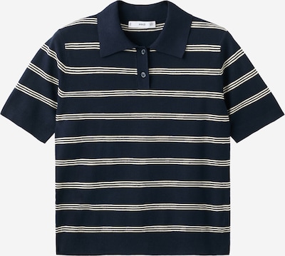 MANGO Pulover 'LUCCAMC' u boja slonovače / mornarsko plava, Pregled proizvoda