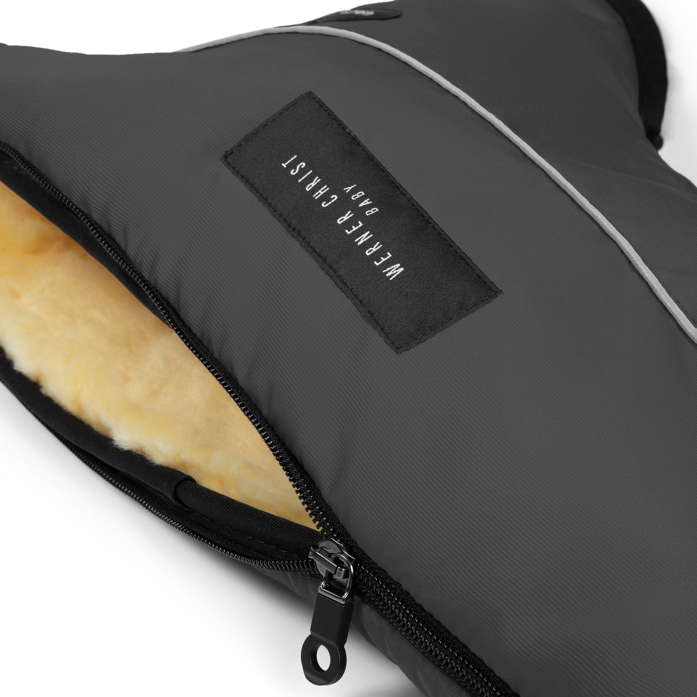 Werner Christ Baby Handmuffe in Grau