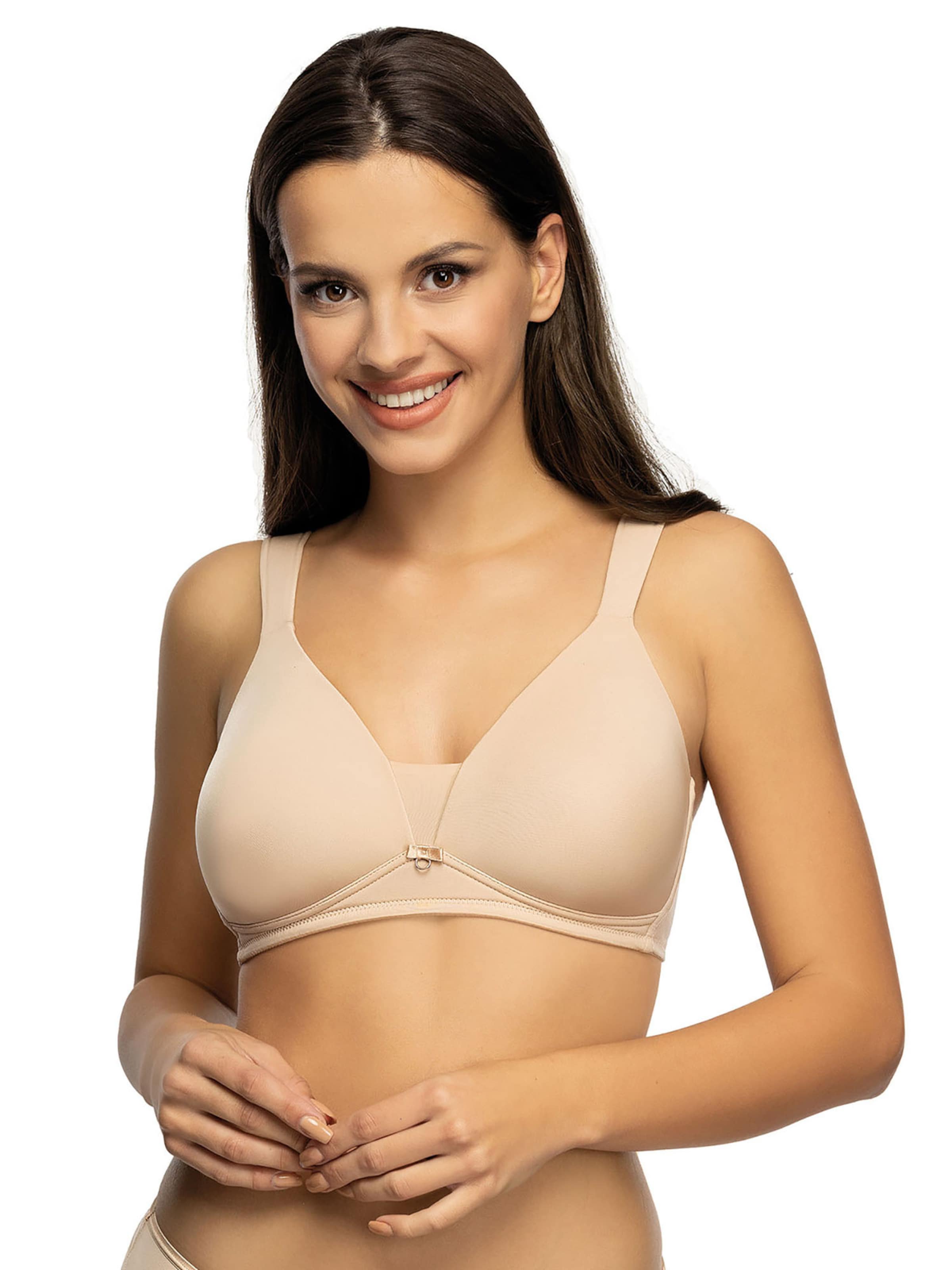 VIANIA T-shirt Bra 'Jessy' in Beige: front