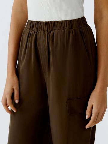 OUI Loosefit Cargohose in Braun