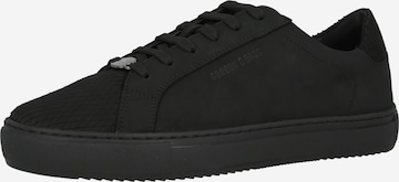Gordon & Bros - Zapatillas deportivas bajas 'London' en negro: frente