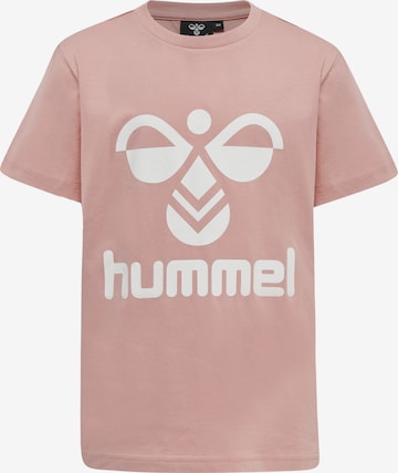 Hummel Shirt 'Tres' in Roze: voorkant