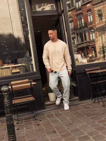 DAN FOX APPAREL Pullover 'Jeremy' in Beige