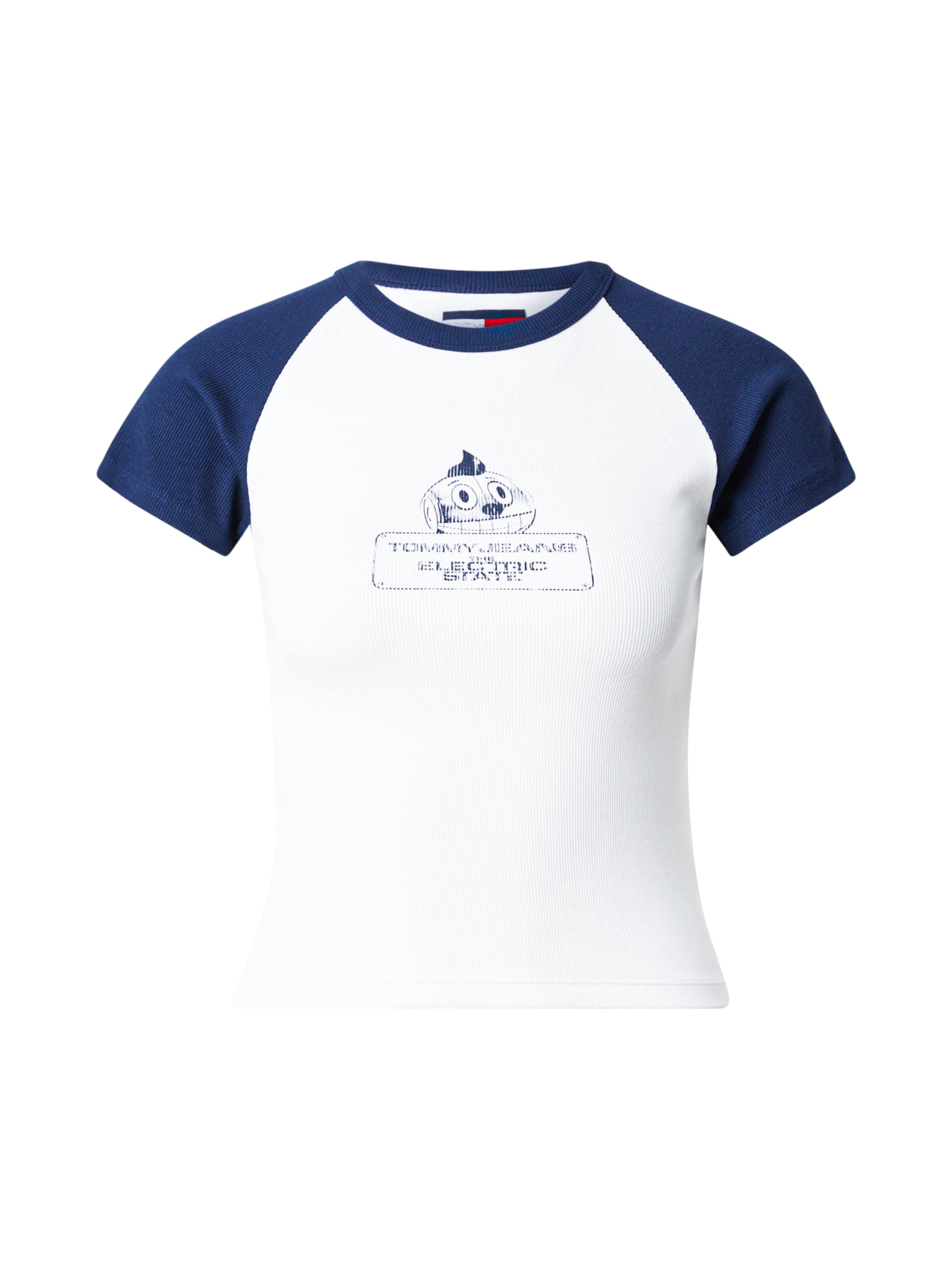 Tommy Jeans Särk, värv sinine: eest vaates