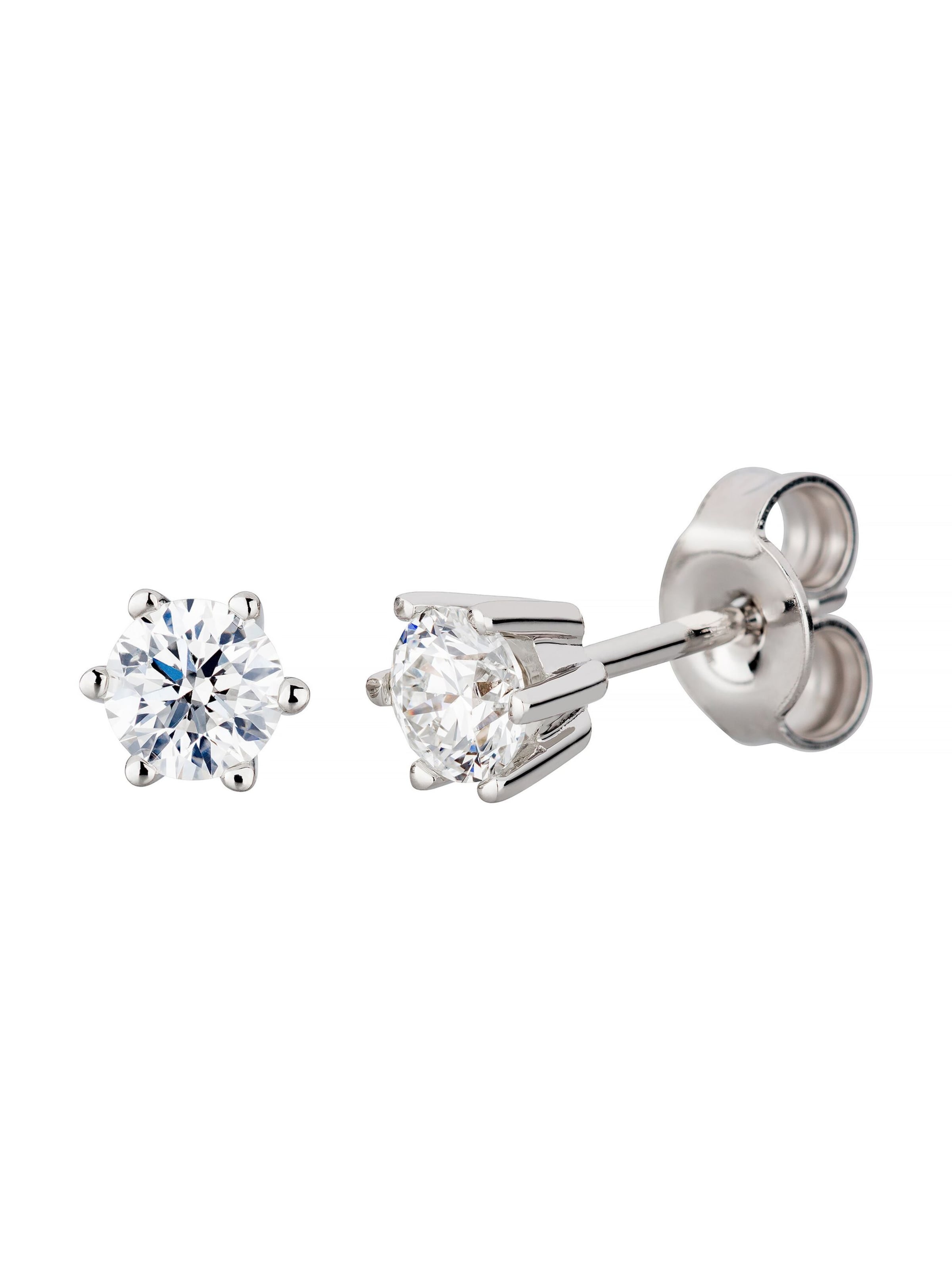 Orolino Earrings in White: front