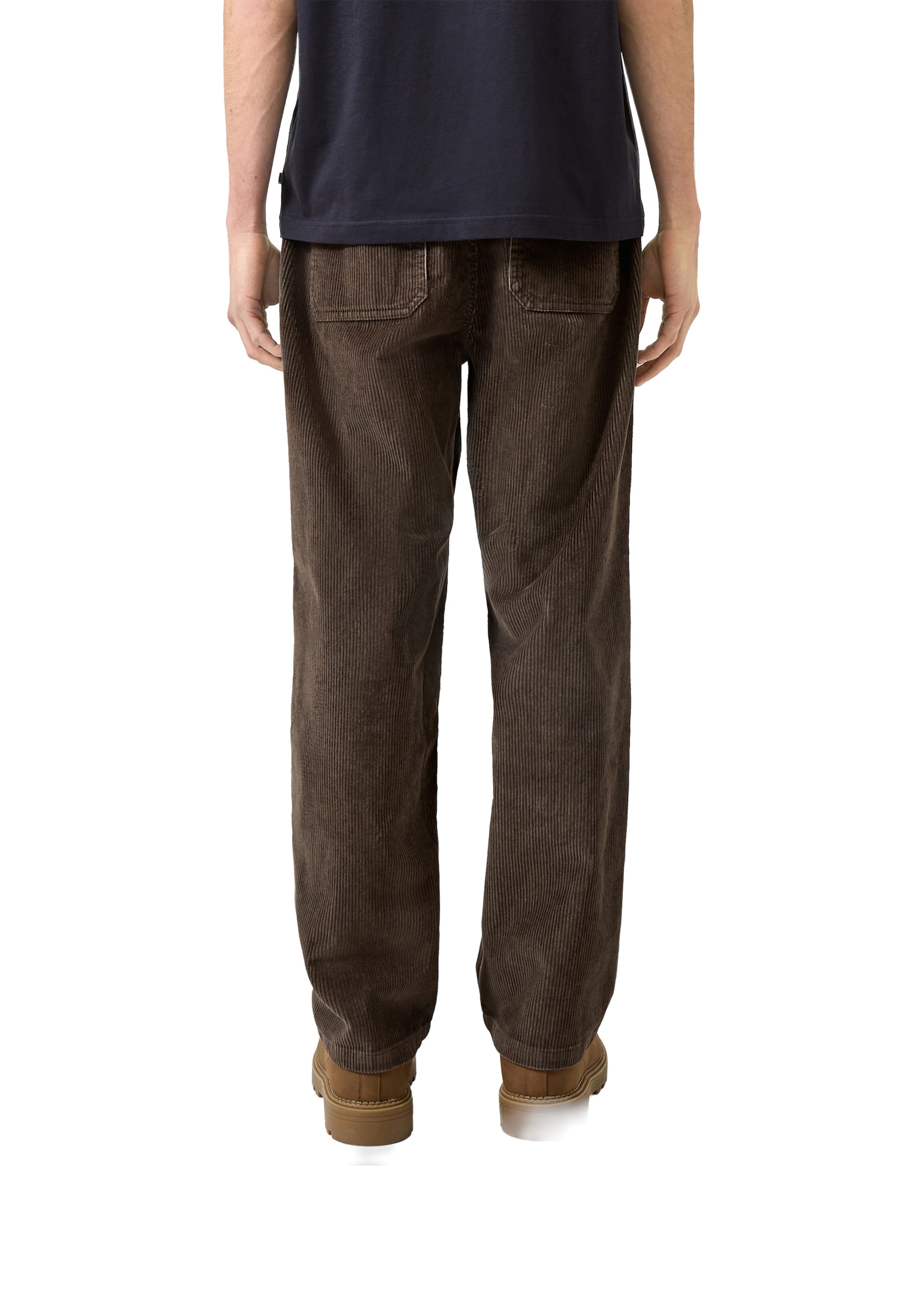 Effilé Pantalon QS en marron