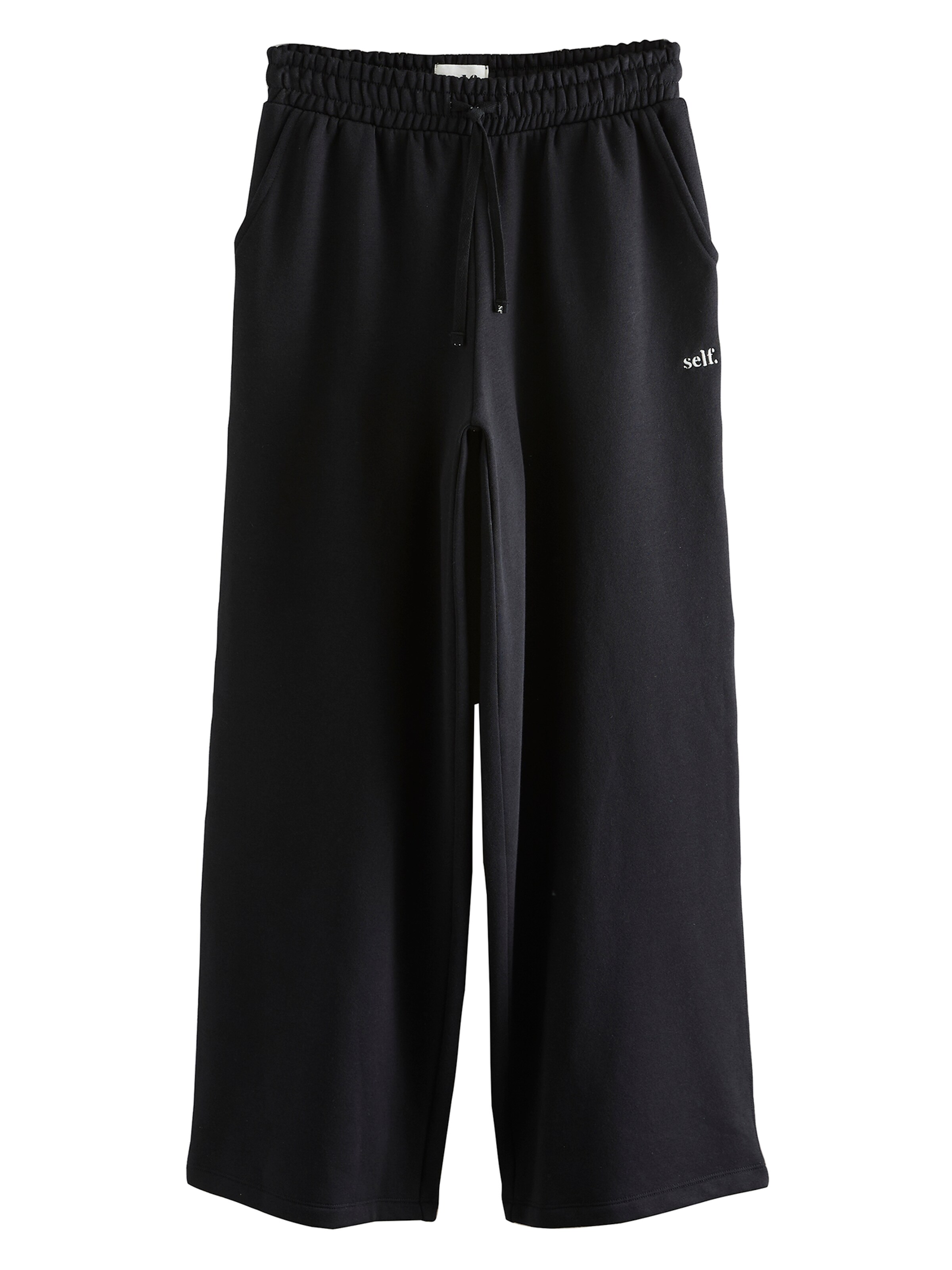 Next Wide leg Byxa i svart: framsida