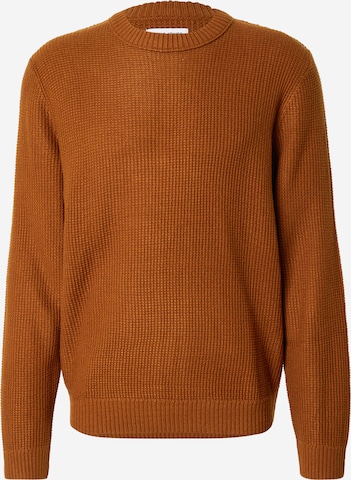 JACK & JONES Свитер 'JJROY' в Коричневый: спереди