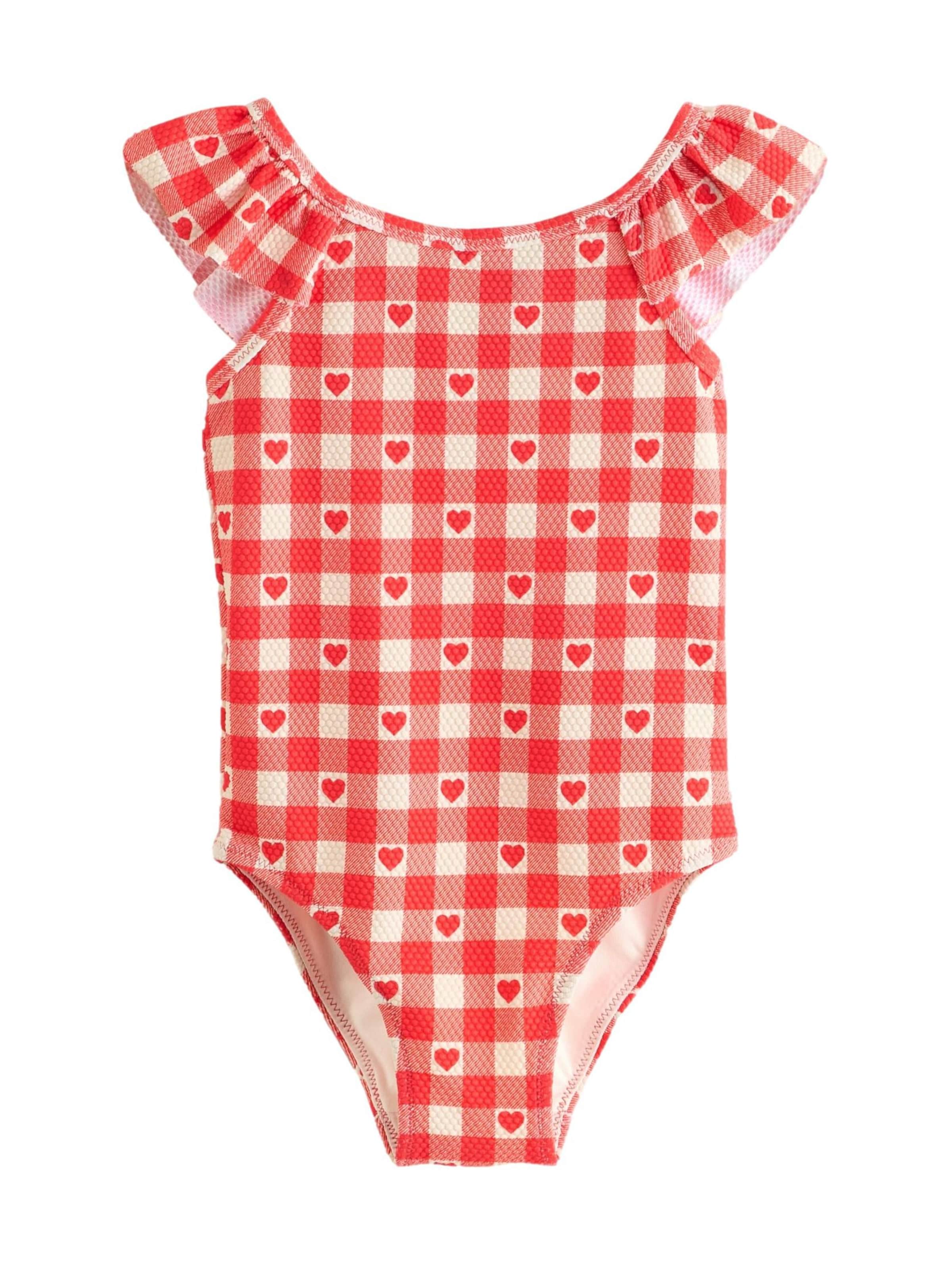 Next Jednodielne plavky - Červená: predná strana