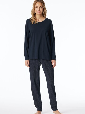 Pyjama 'Comfort Essentials' SCHIESSER en bleu