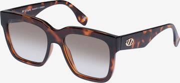 Lunettes de soleil 'TRADEOFF' LE SPECS en marron : devant