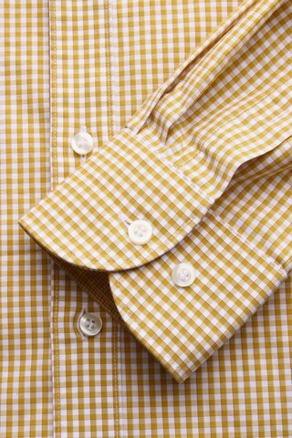OLYMP Button Up Shirt in S in Yellow