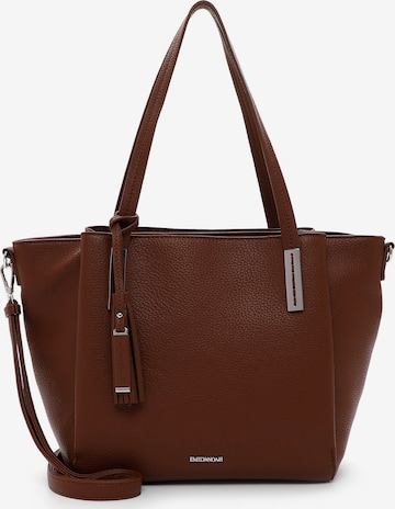 Emily & Noah Shopper 'Brooke' in Bruin: voorkant