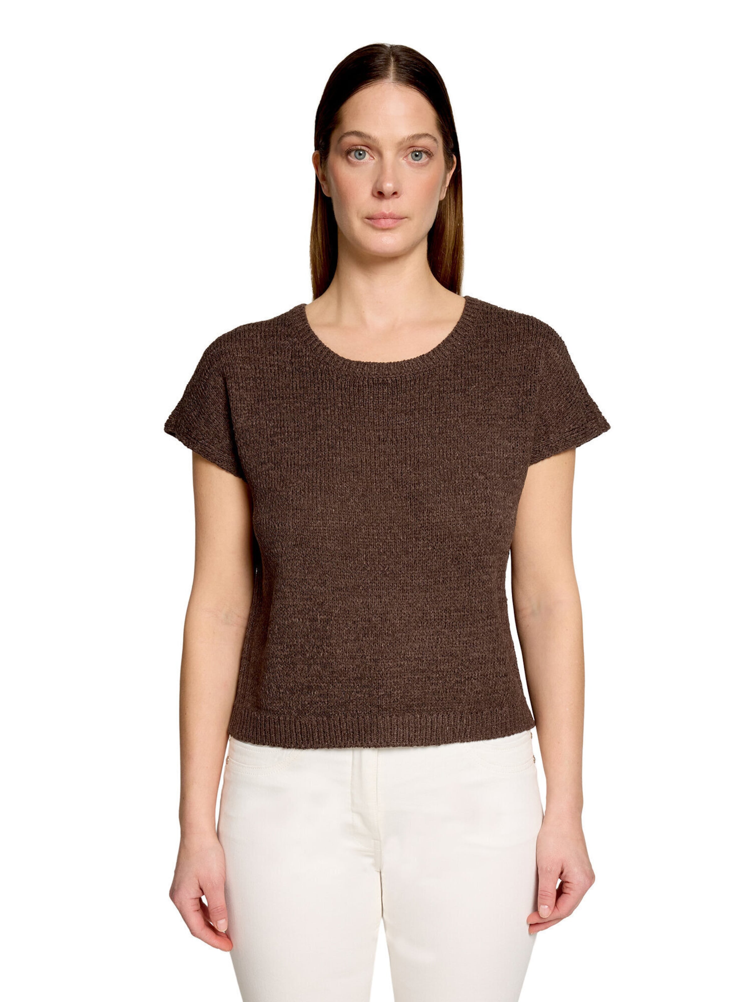 Pull-over Betty Barclay en marron : devant