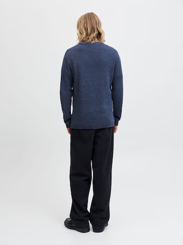 JACK & JONES Sweater 'JJEDover' in Blue