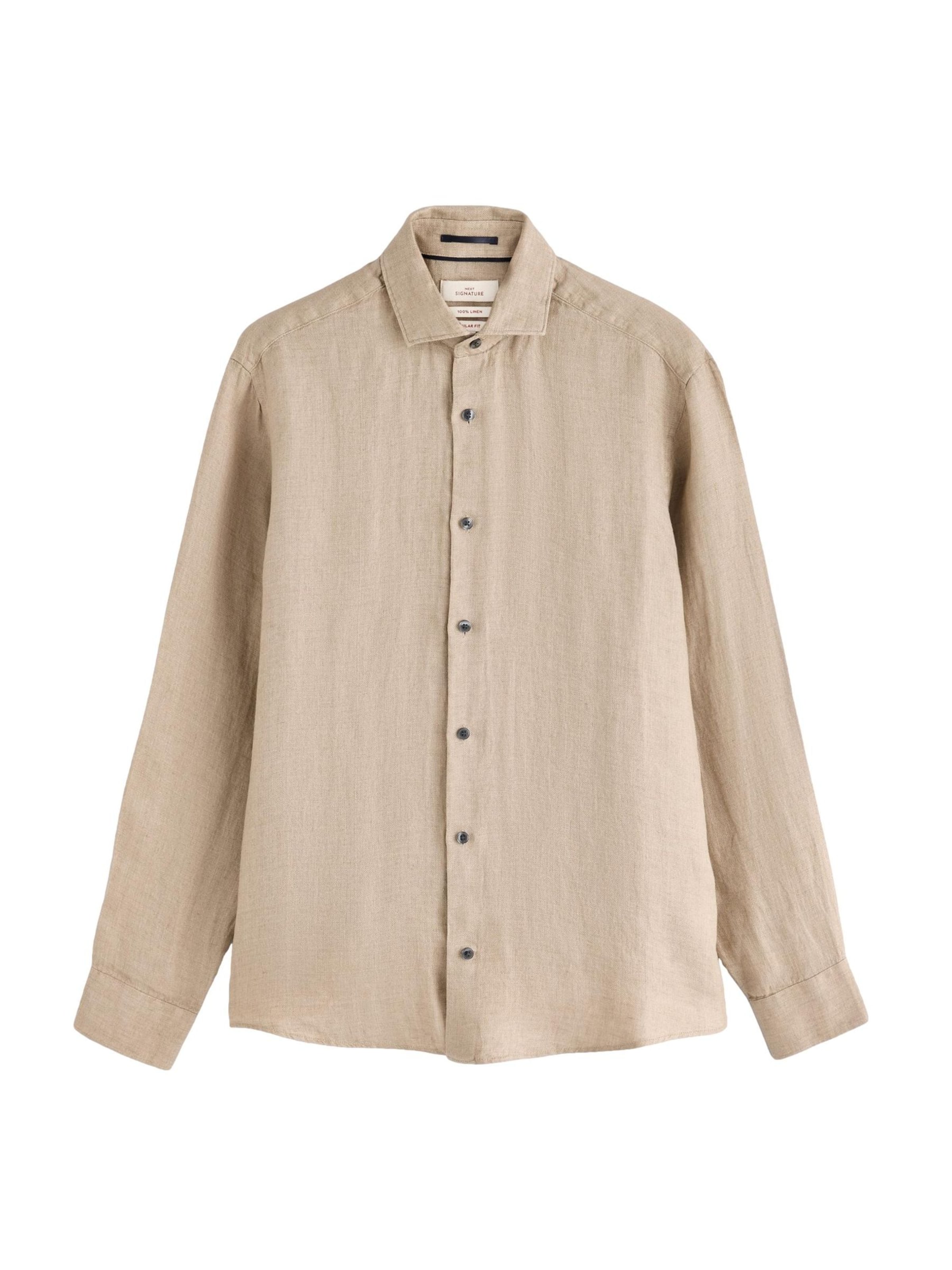 Next Overhemd 'Signature' in Beige: voorkant