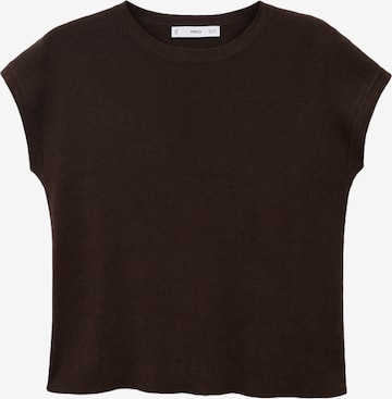 MANGO Pullover 'GARCIA' in Braun: Vorderseite