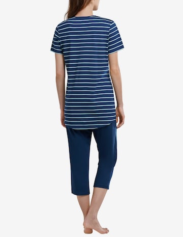 SCHIESSER Regular Pyjama in Blauw