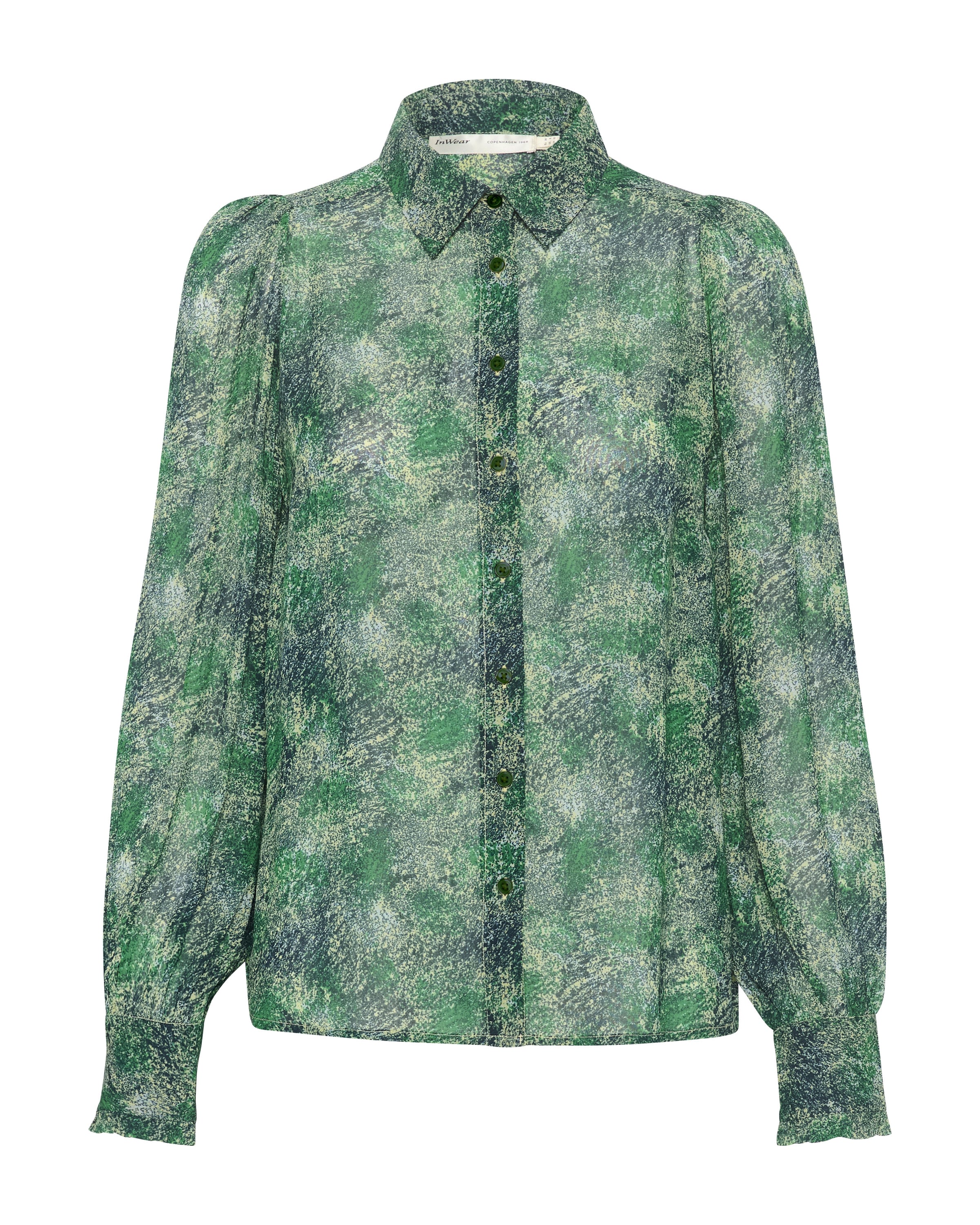 InWear Блузка 'Davila' в Зеленый: спереди