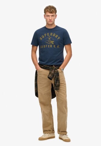 T-Shirt Superdry en bleu