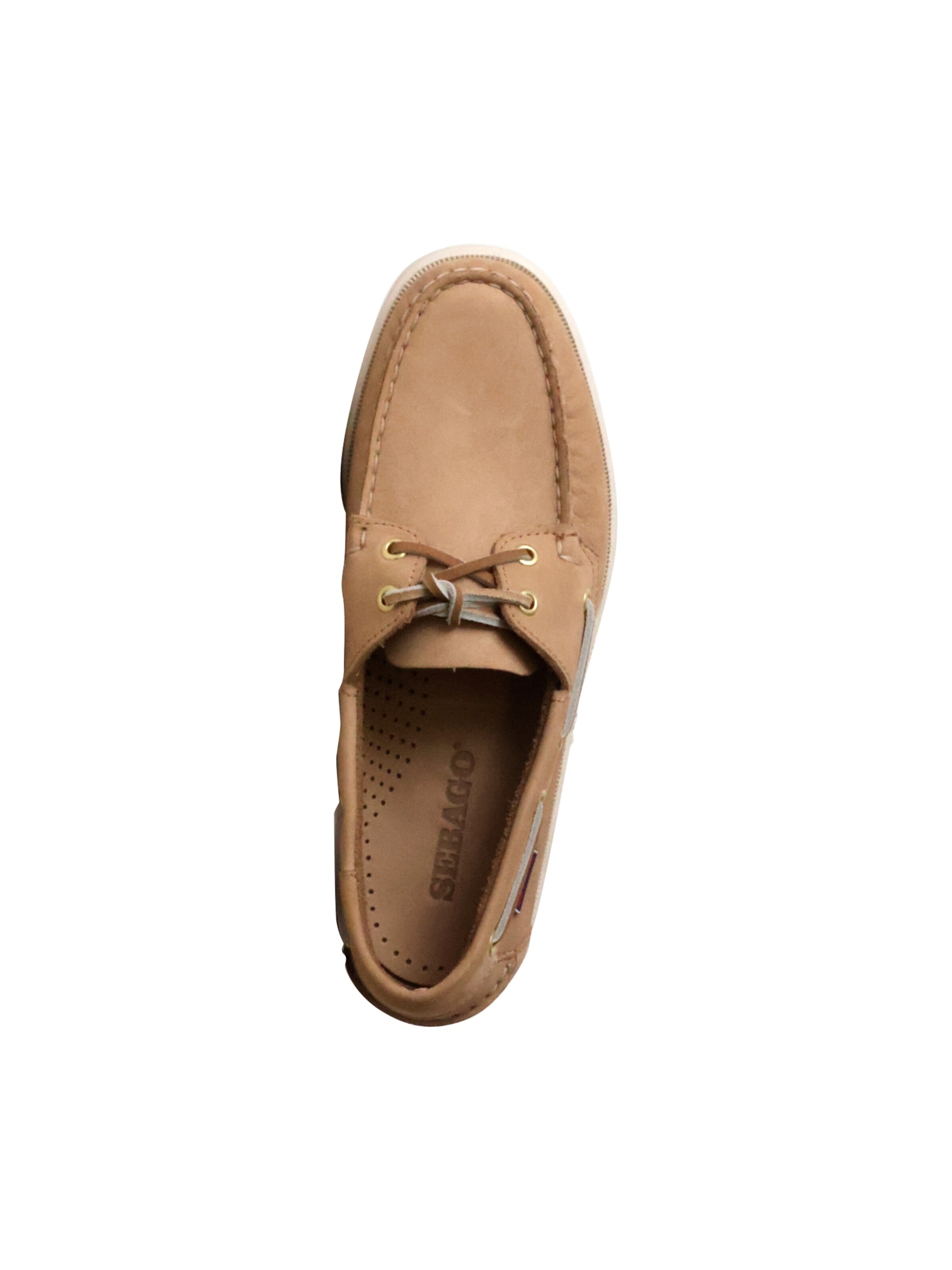 SEBAGO Slip-ons 'Mokassin aus Portland-Nubukleder' in Beige
