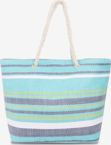 Sac de plage normani en bleu : devant