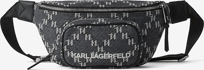 Karl Lagerfeld Чанта за кръста 'Monogram Jacquard 2.0' �в сиво / светлосиво, Преглед на продукта