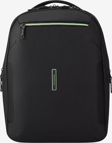 Roncato Backpack 'RONCATO ZAINO UNDERSEAT VUELING/WIZZAIR/RYANAIR 2 COMP ZAINO' in Black: front