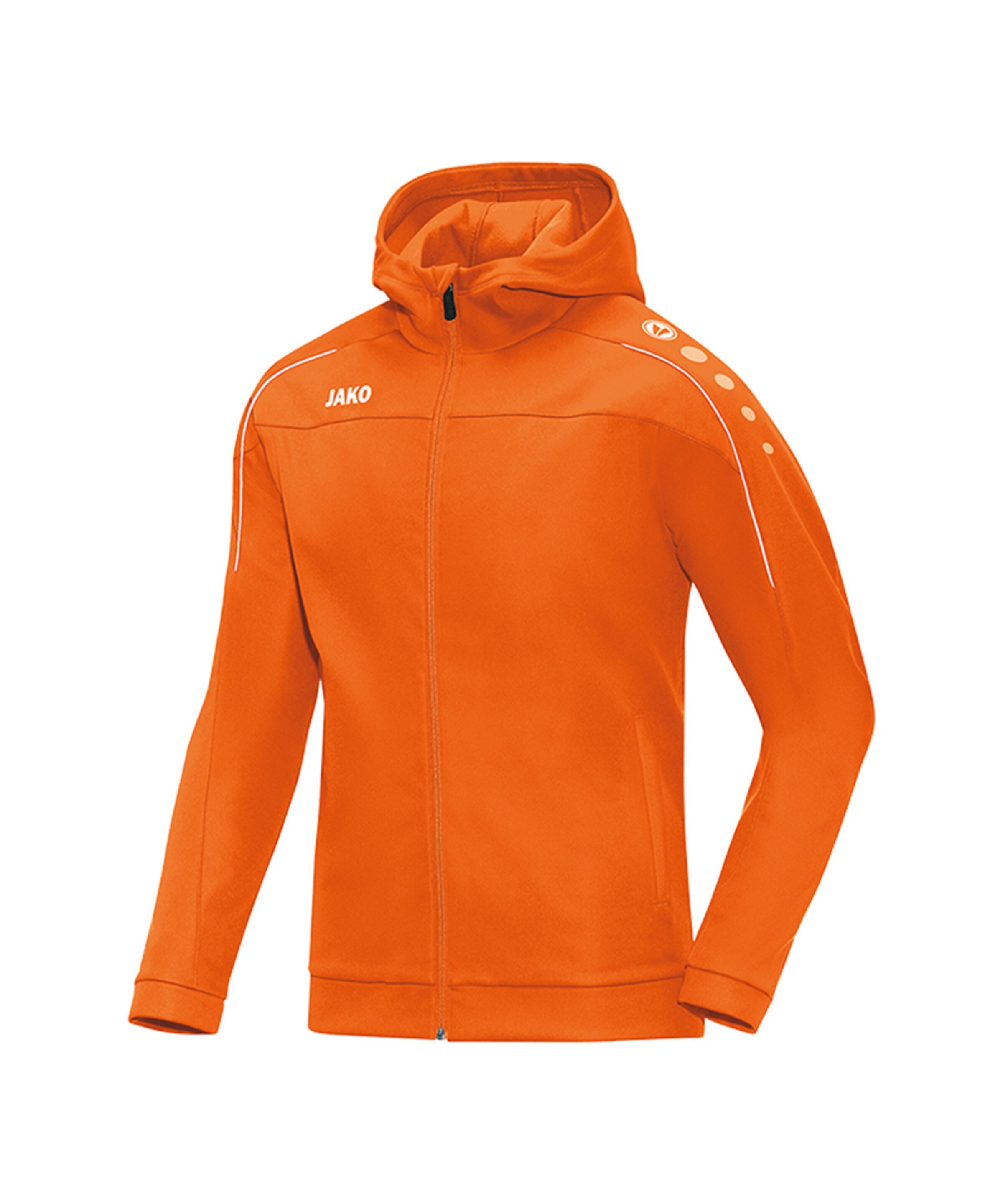JAKO Sportjacke 'Classico' in Orange: Vorderseite