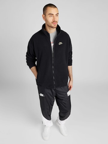 Nike Sportswear Fleece jas 'CLUB' in Zwart