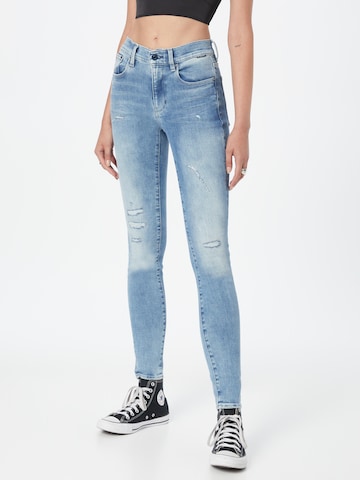 G-Star RAW Skinny Jeans i blå: framsida