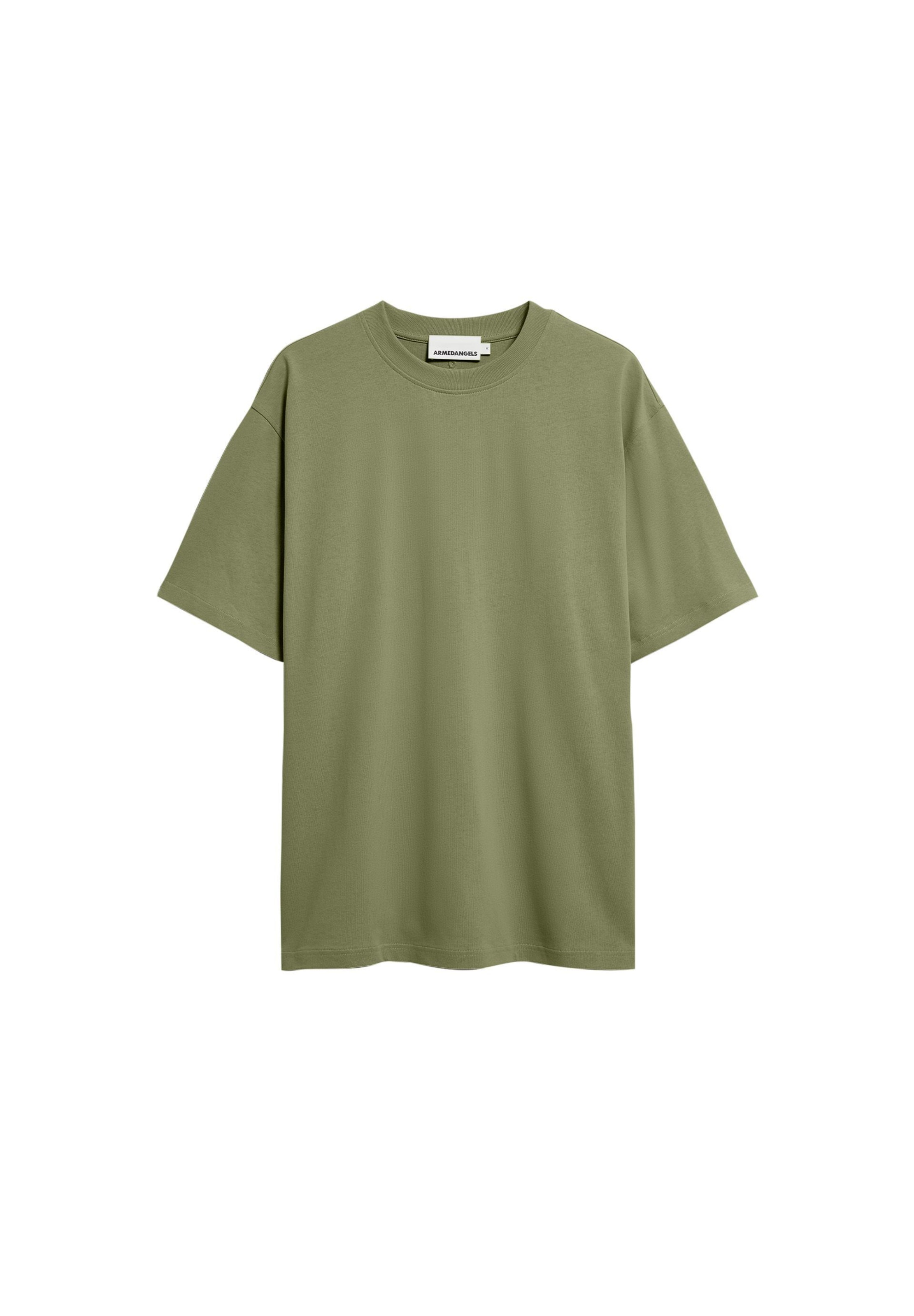 ARMEDANGELS T-Shirt MAARKOS in Grün: Vorderseite