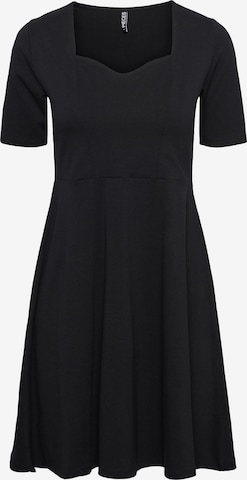 PIECES فستان 'ANG' بلون أسود: الأمام