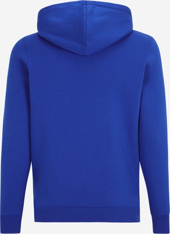 UNDER ARMOUR Sportsweatjacke 'Essential' in Blau