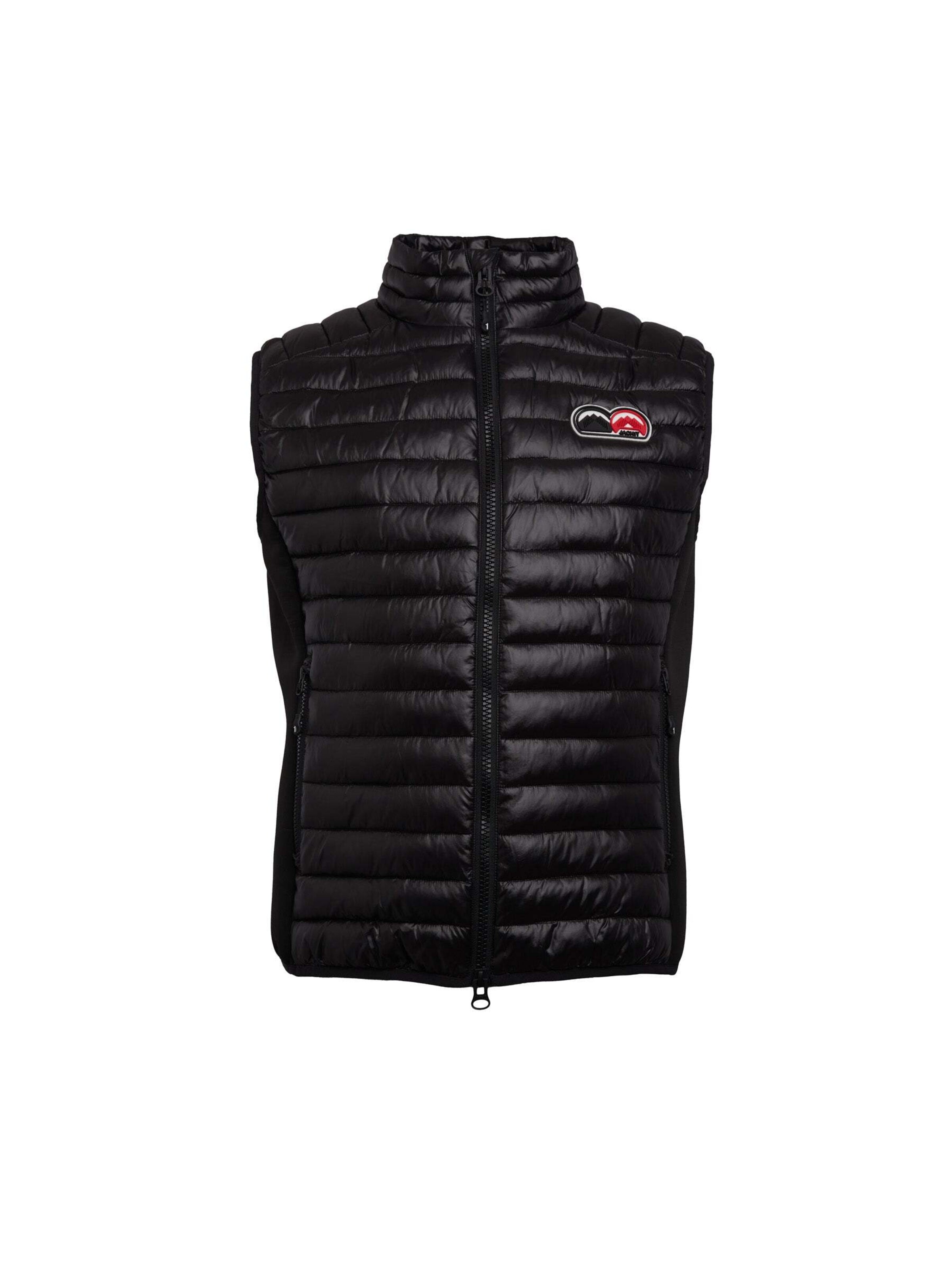 JACK1T Outdoor jacket ' SPORTL1TE Leichte Weste 2.0 ' in Black: front