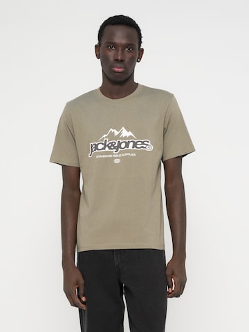 Tricou 'JCOFLARE' de la JACK & JONES pe bej